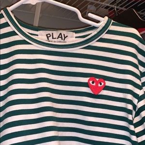 Comme Des Garcons Stripped Tee